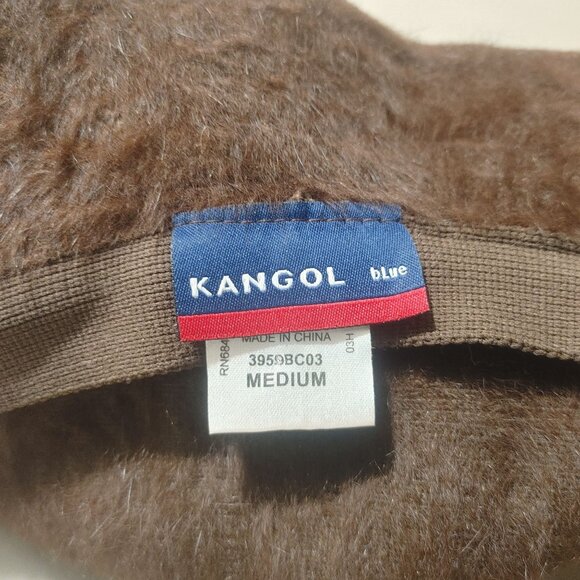 Kangol Furgora Vintage Casual Hat Medium Brown Angora Blend - Picture 6 of 11